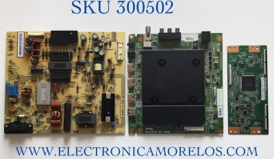 KIT DE TARJETAS PARA TV TOSHIBA MAIN 431C8K21L23 / VTV-L55730 / 461C8K21L23 / FUENTE PK101W1270I / FSP181-3FS01 / T-CON 34291100360311 / ST5461D04-1-C-1 / 34.29110.036 / PANEL K550WDR / MODELO 55L621U